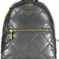 Black Polyurethane Women Backpack