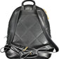 Black Polyurethane Women Backpack