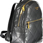 Black Polyurethane Women Backpack