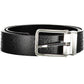 Black Polyester Men Belt