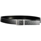 Black Polyester Men Belt