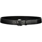Black Leather Men Belt