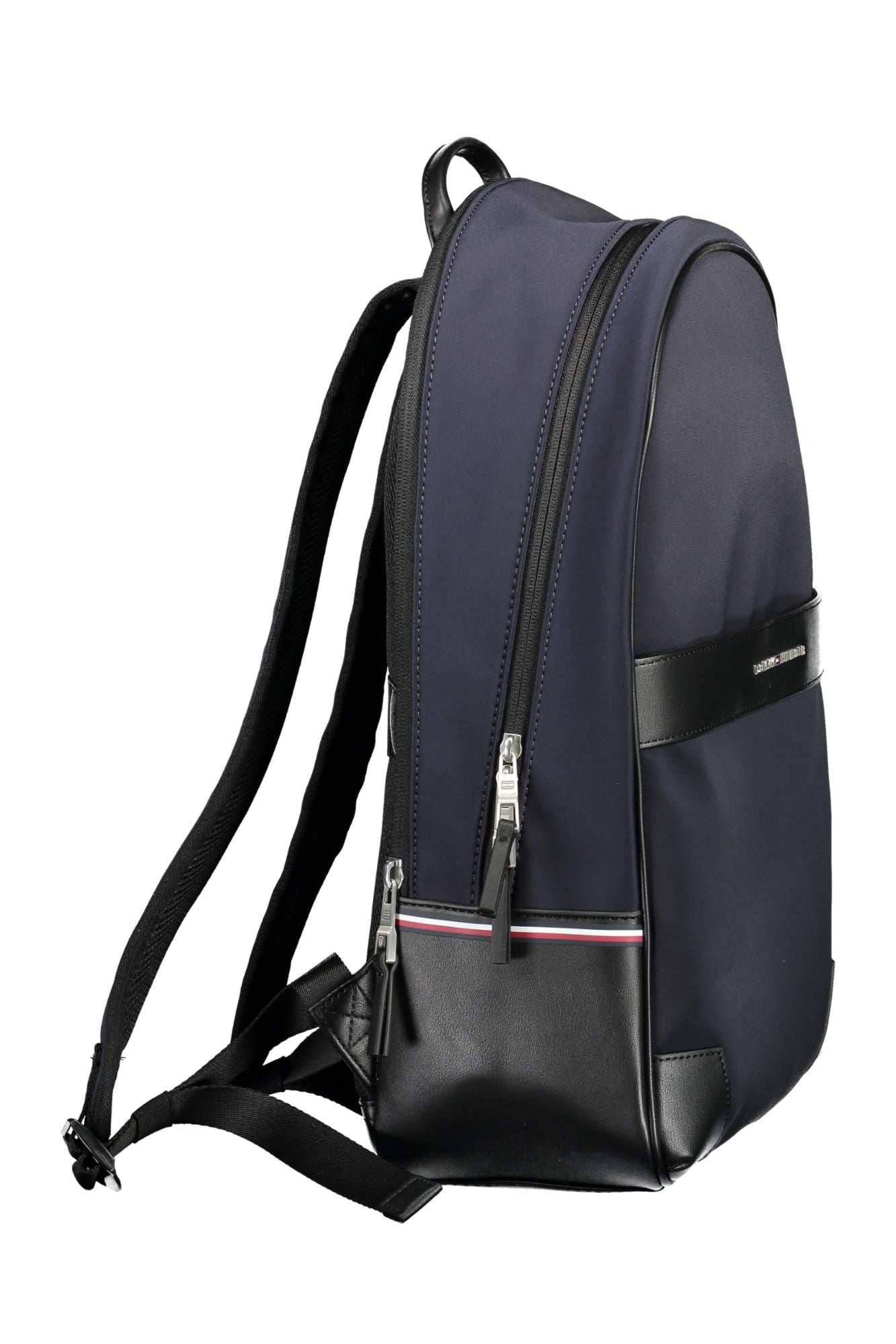 Blue Polyester Men Backpack