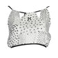 White Polyester Women Top