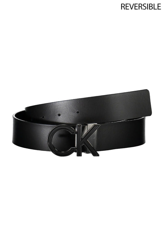 Black Leather Men Belt