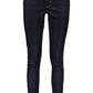 Blue Cotton Women Jeans