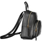 Black Leather Women Backpack