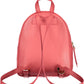 Pink Leather Women Backpack