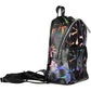 Black Polyurethane Women Backpack