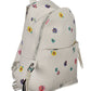White Polyurethane Women Backpack