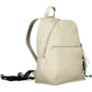 White Polyurethane Women Backpack