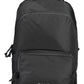 Black Polyester Men Backpack
