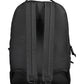 Black Polyester Men Backpack