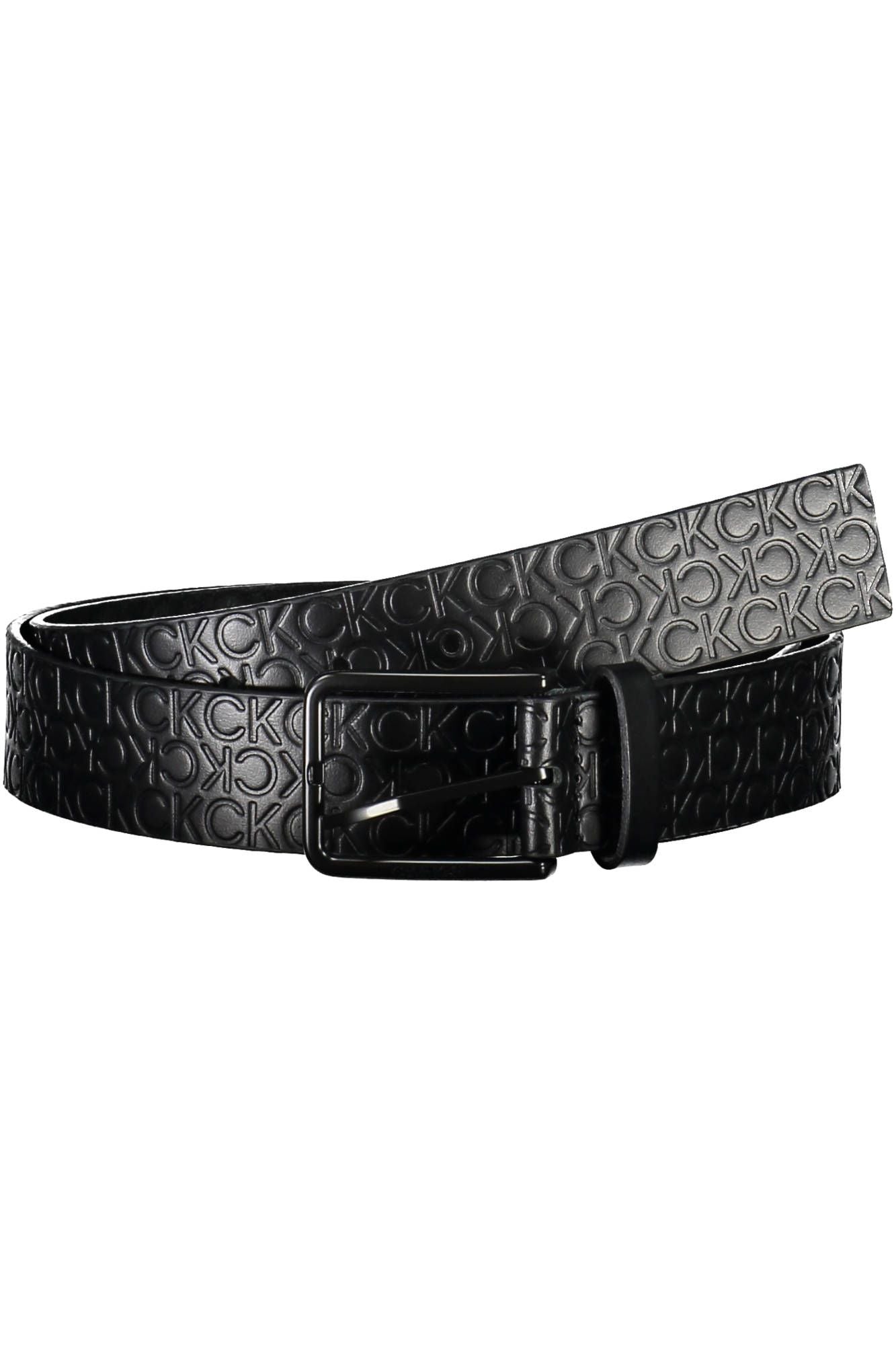 Black Leather Men Belt