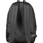 Black Polyester Men Backpack
