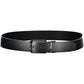 Black Leather Men Belt