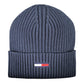 Blue Cotton Men Cap