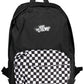 Black Polyester Men Backpack