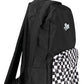 Black Polyester Men Backpack