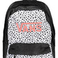 Black Polyester Women Backpack