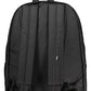 Black Polyester Women Backpack