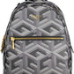 Black Polyurethane Women Backpack