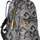 Black Polyurethane Women Backpack