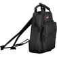 Black Polyester Men Backpack