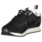 Black Polyester Men Sneaker
