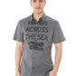 Gray Cotton Men Shirt