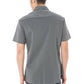 Gray Cotton Men Shirt