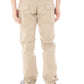 Beige Cotton Men Pant