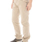 Beige Cotton Men Pant