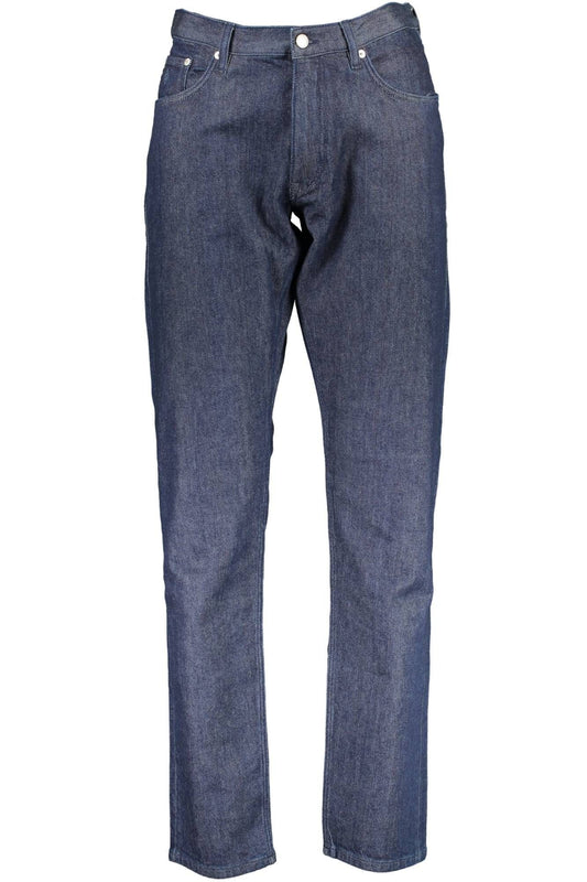 Blue Cotton Men Jeans