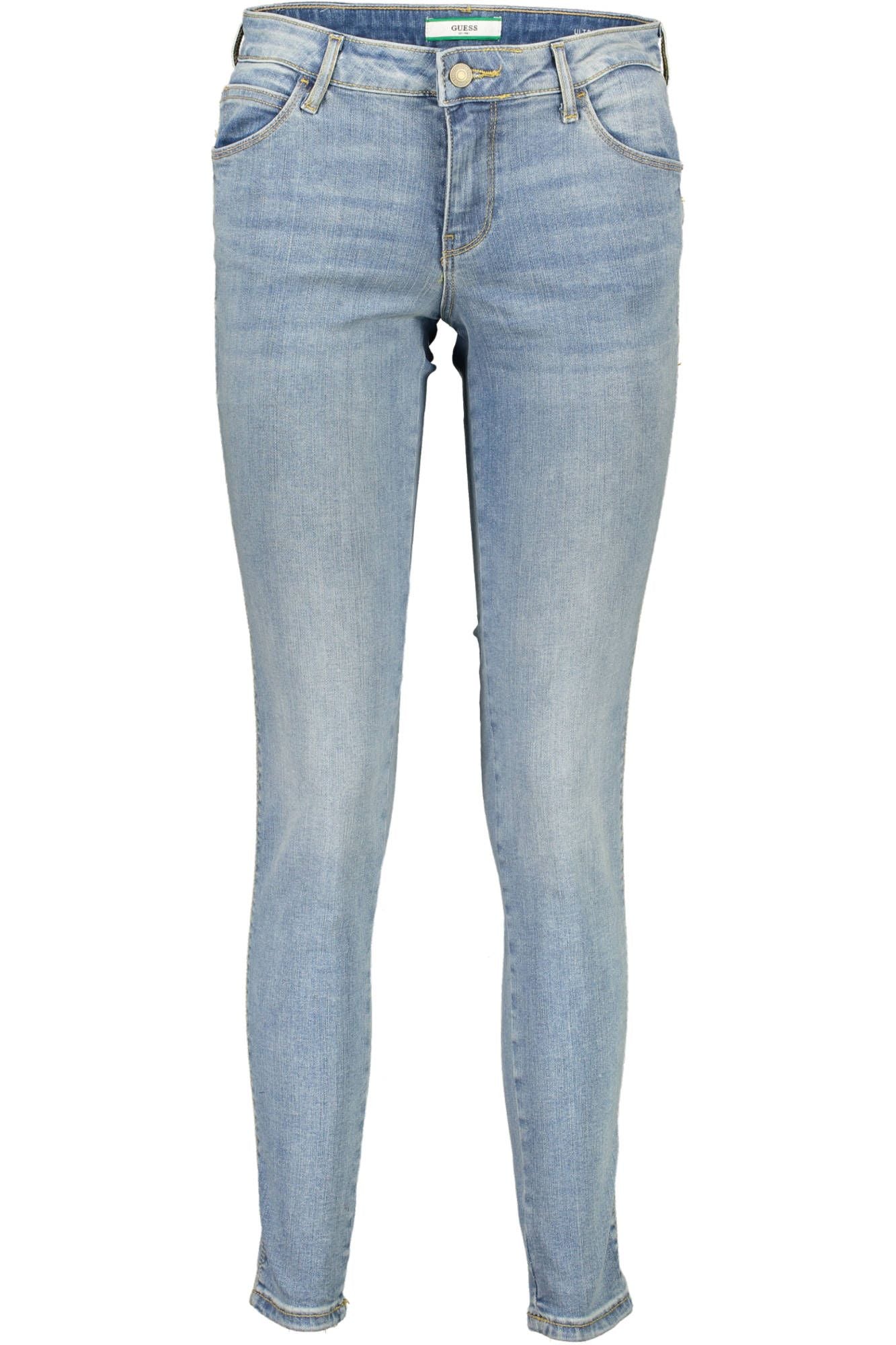 Light Blue Cotton Women Jean