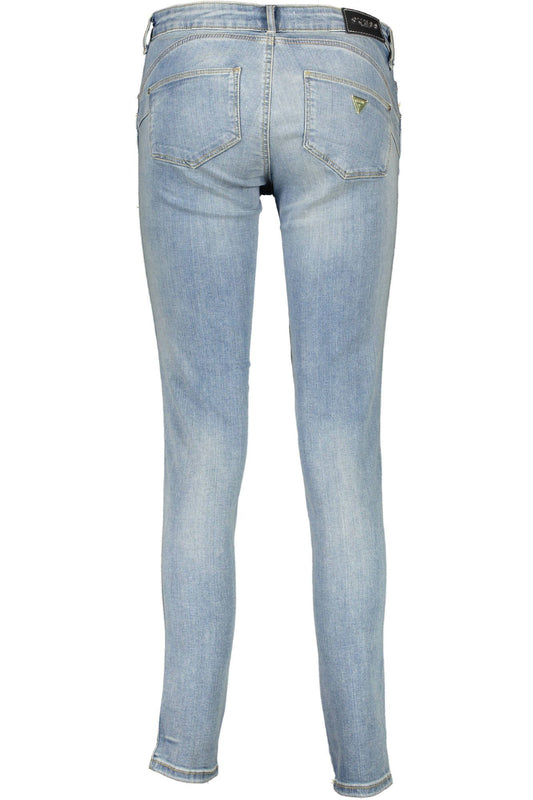 Light Blue Cotton Women Jean