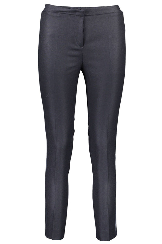 Blue Wool Women Pant