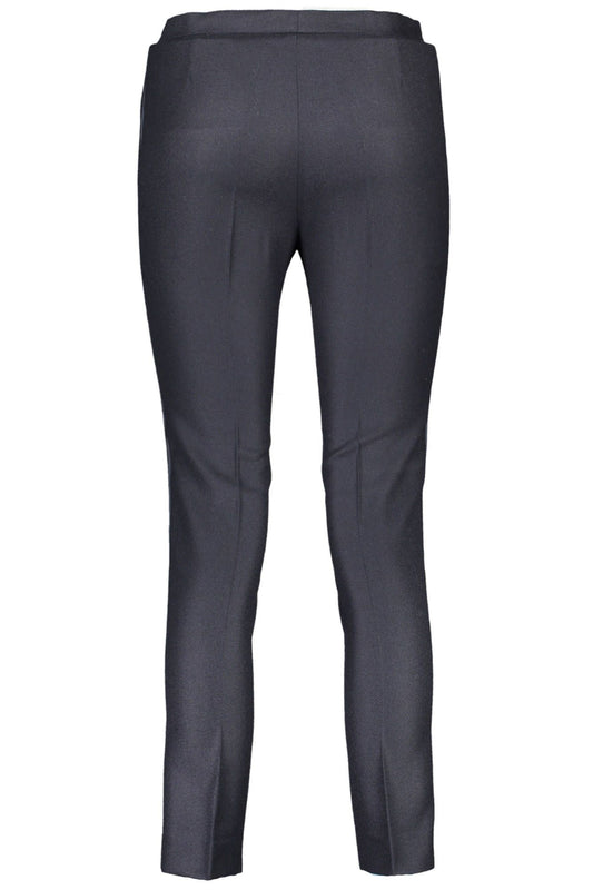 Blue Wool Women Pant