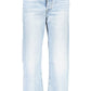 Light Blue Cotton Women Jeans
