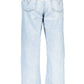 Light Blue Cotton Women Jeans