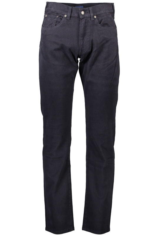 Blue Cotton Men's Pant