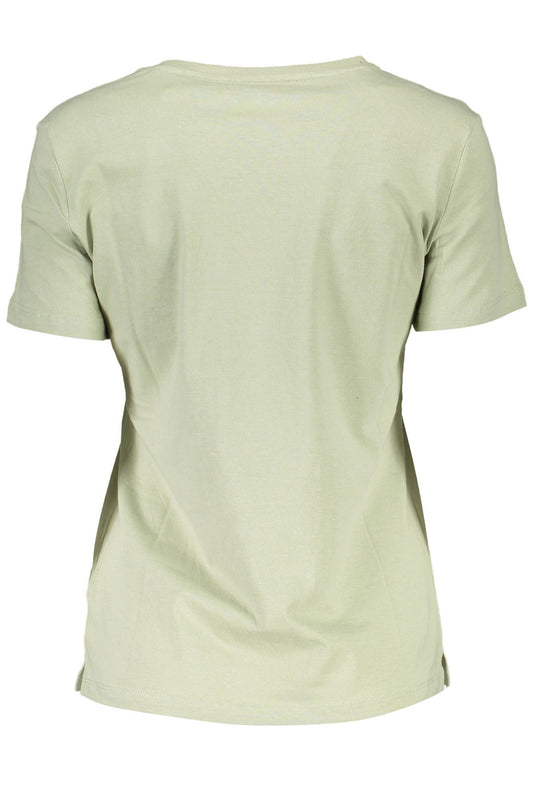 Green Cotton Women TShirt
