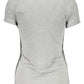 Gray Cotton Women T-Shirt
