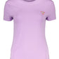 Purple Cotton Women T-Shirt