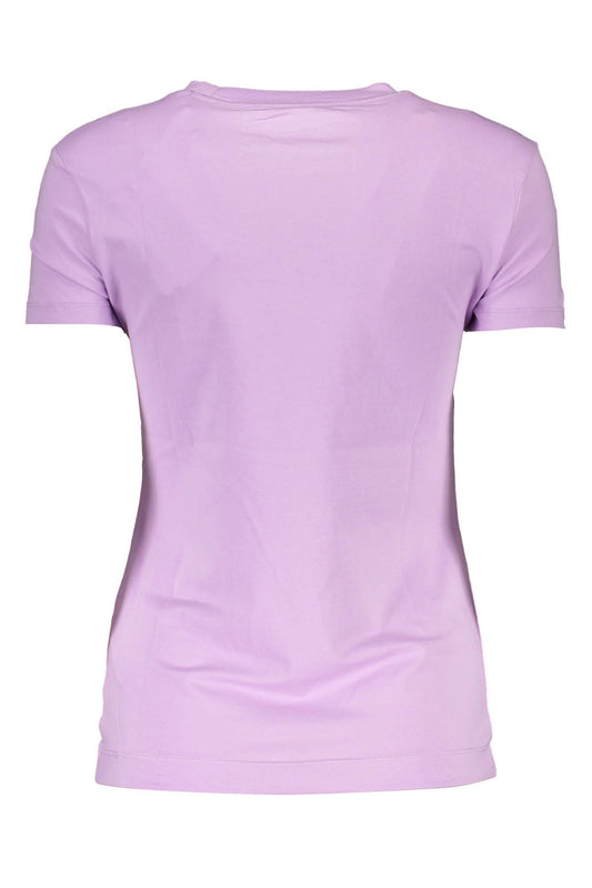 Purple Cotton Women T-Shirt