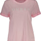 Pink Cotton Women T-Shirt