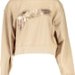 Beige Cotton Women Sweater