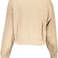 Beige Cotton Women Sweater