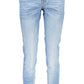 Light Blue Cotton Women Jeans