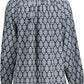 Blue Polyester Women Blouse
